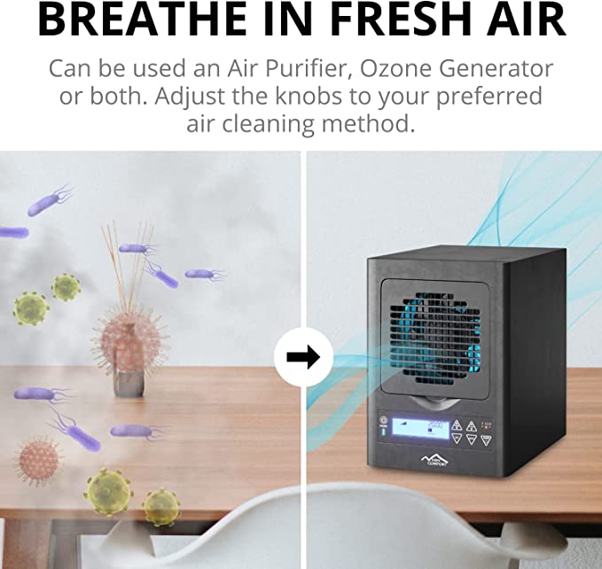 Nuevo purificador de aire con ozono de 6 etapas y control remoto de Prolux