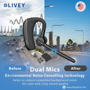 LIVEY 712BT PLUS Wireless Mono Bluetooth Headset