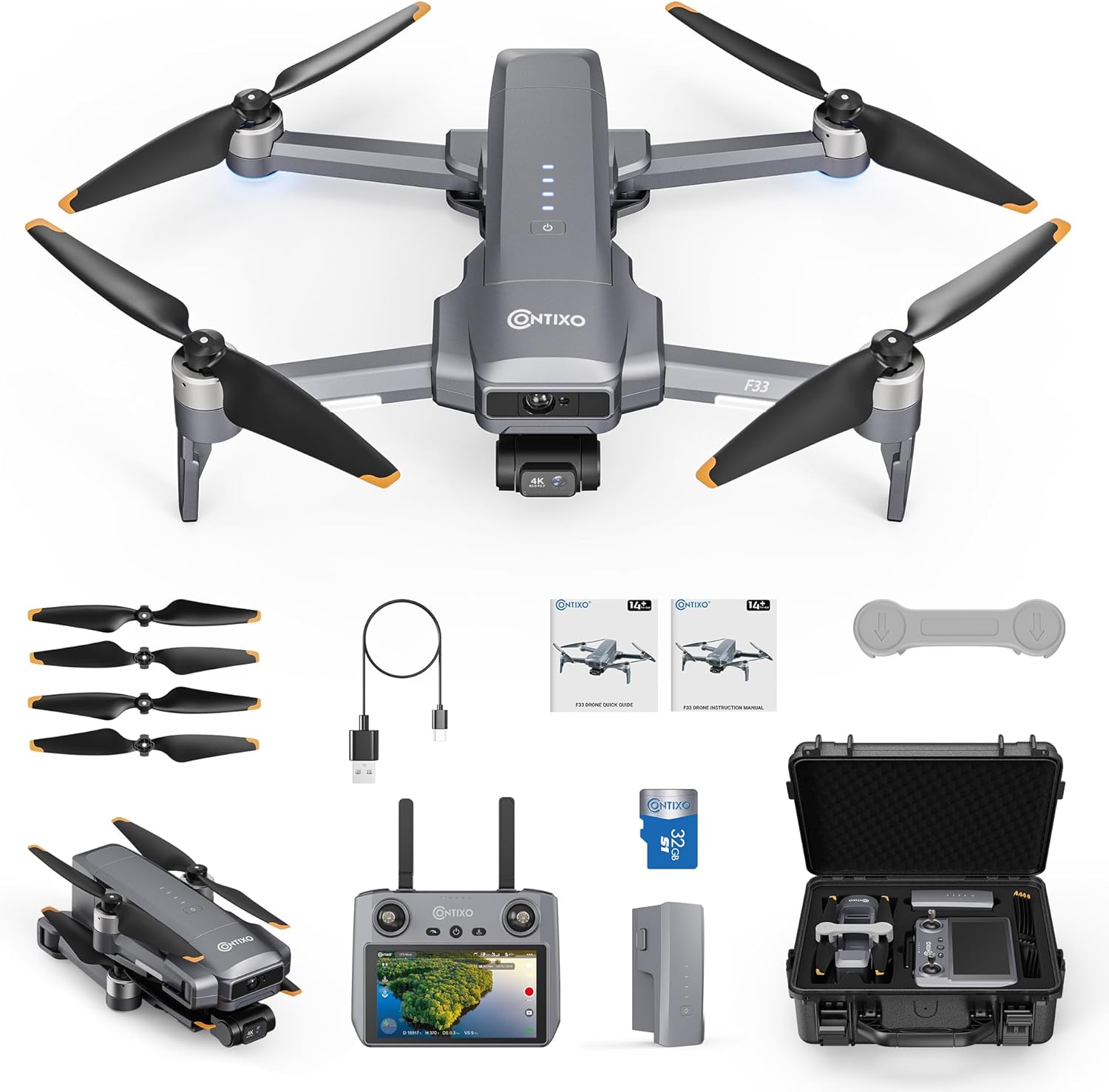 Contixo F33-Vortex Professional Drone| Wellbots | Free Shipping