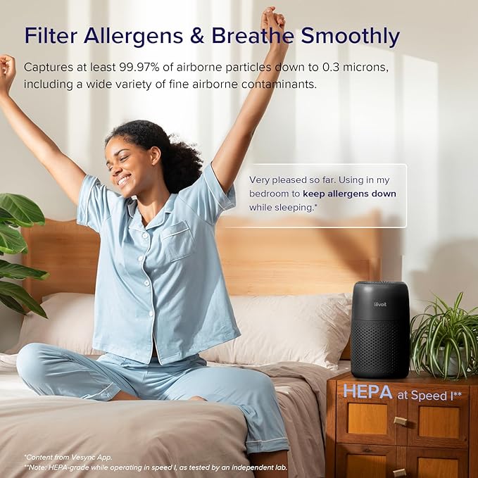 LEVOIT Core Mini-P Air Purifiers – 2-Pack - Black