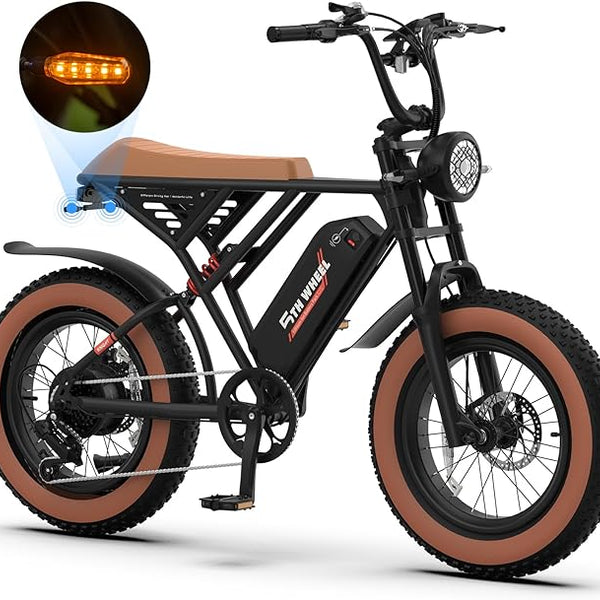 5th Wheel Knight Fat Tire Electric Bike Wellbots Free Shipping