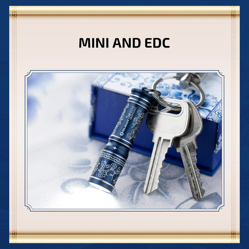 i3E(Blue Porcelain) Keychain Flashlight