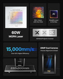 xTool F2 Ultra 60W MOPA  Single Laser Engraver