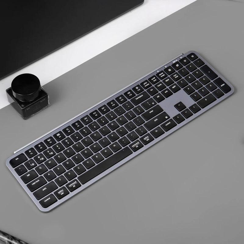 Teclado inalámbrico ultrafino Keychron B6 Pro gris espacial