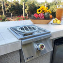 Bull Slide in Pro Single Side Burner LP/NG