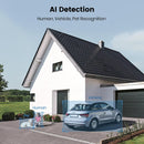 Cámara de seguridad con cable AOSU 3K para exteriores - C5E2CA11