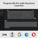 Keychron B6 Pro Ultra-Slim Wireless Keyboard Space Gray