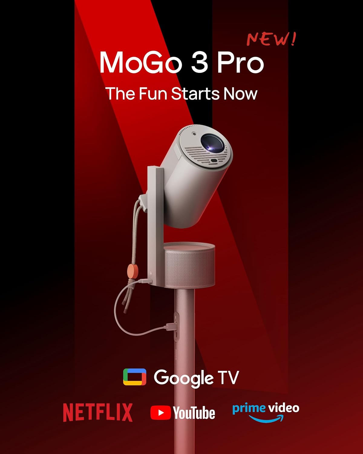 XGIMI MoGo 3 Proプロジェクタースタンドセット Google TV Amazon.co.jp: XGIMI MoGo 3 Proプロジェクタースタンドセット パワー