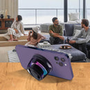 Sway - Altavoz Bluetooth magnético con luz LED Magboom (paquete de 4) - Negro