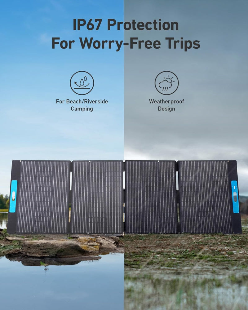 Panel solar Anker SOLIX F3800 + PS400 de 400 W