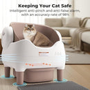 ECO PET SUPPLY Self-Cleaning Automatic Litter Box with APP Control- Brown