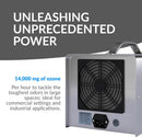 New Comfort Stainless Steel 9,000 to 14,000 mg/hr Commercial Ozone Generator and Air Purifier