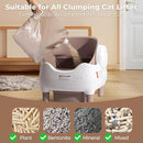 ECO PET SUPPLY Self-Cleaning Automatic Litter Box with APP Control- Brown