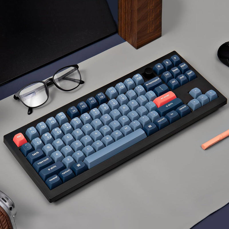 Keychron Keyboard Red Keychron V3 Max Swappable RGB Backlight Red Switch Keyboard - Black