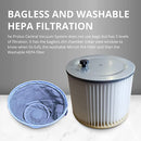 Unidad de potencia de aspiradora central Prolux PLCCV12K con el motor de 2 velocidades más potente y 25 años de garantía.