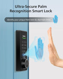 Philips 2-in-1 Combo Unit- Wi-Fi Palm Recognition Smart Deadbolt Door Lock with Wireless Doorbell