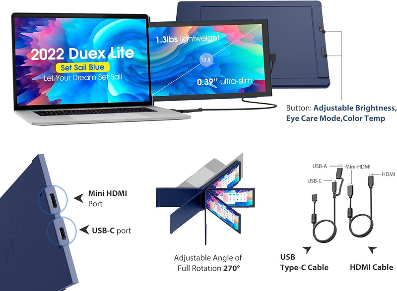 Pixeles móviles Duex Lite 12,5" LCD