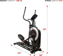 Bicicleta elíptica programable Sunny Health &amp; Fitness SF-E3875