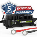 72V 10A Onboard Battery Charger - Lithium, LiFePO4, Lead Acid, AGM Batteries
