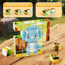 Contixo ST9 25pc Magnetic Dinosaur Puzzle Blocks