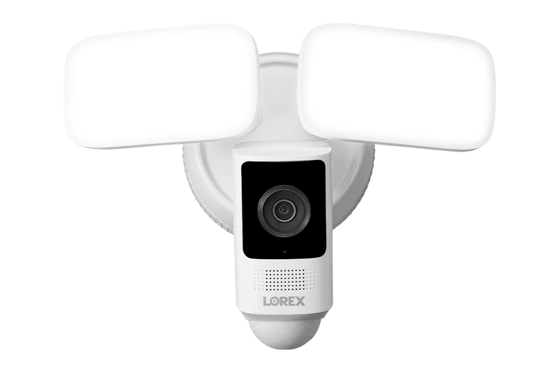 Cámara de seguridad con reflector y cable de 4,0 MP y Wi-Fi 2K Lorex W452ASDB-E (negra)