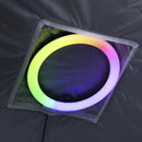 Sauna infrarroja portátil de tamaño completo Durasage para el hogar | Paneles infrarrojos con campos electromagnéticos ultrabajos | Iluminación LED, almohadilla térmica para pies y silla portátil (para 1 persona)