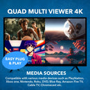 Multivisor cuádruple 4K con conmutación fluida 4x2 (UHD-402MV)