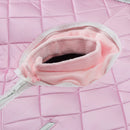 Durasage Health - Sauna de interior portátil grande de iones negativos con bajo EMF, silla y reposapiés calefactado incluidos - Rosa claro