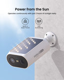 AOSU 4K Solar Security Cameras Wireless Outdoor, Expandable to 16TB (32GB Built-in) HomeCortex Home Security System, AI Face Recognition & Behavior Detection, 2-Cam Kit