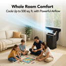 Whynter NEX Inverter 13,000 BTU Dual Hose Smart Portable Air Conditioner, Dehumidifier & Fan | ARC-1280MX