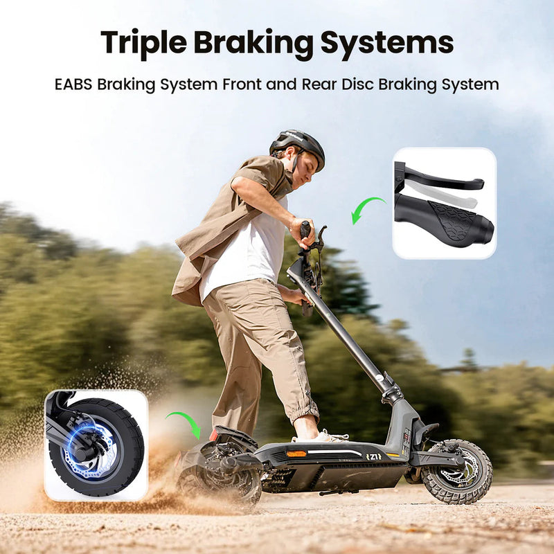 isinwheel Z1 Off Road Electric Scooter | Wellbots | Free Shipping
