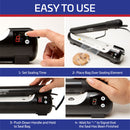 8” Digital Manual Impulse Bag Sealer
