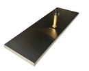 8" Stainless Steel Drip Tray with Drain - Select Size