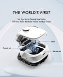 Tecbot M1 Self-Rinsing Laser Robot Vacuum Cleaner Mop with LDS + SLAM Navigation 4000 PA