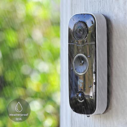 Conjunto de cámara con reflector Toucan Security y timbre con video inalámbrico