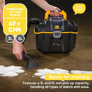 Aspiradora comercial inalámbrica para herramientas húmedas y secas y de viaje Prolux PLCTB