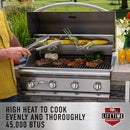 Bull 24" Steer Drop In Grill LP - 3 Burner / 45,000 BTU's