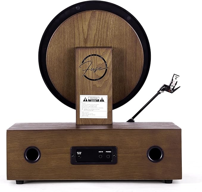 Fuse Rad-Rec-2 Vertical Vinyl Record Player -w/ Am/FM radio, LCD, Bluetooth+ AT Needle