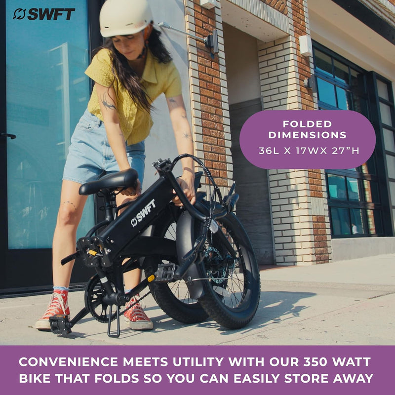 SWFT FX Folding e-Bike - Black