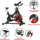 Bicicleta de ciclismo para interiores con transmisión por correa magnética Evolution Pro II de Sunny Health &amp; Fitness - SF-B1986