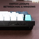 Keychron Q3 Max Swappable RGB Backlight Brown Switch Knob Version Keyboard - Black