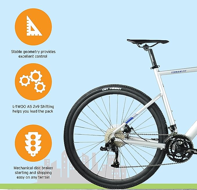 Head Terrain 3 Alloy Gravel Bike - Blue