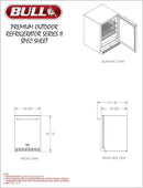 Bull Premium Outdoor Refrigerator Series 2