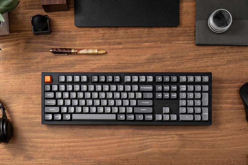 Teclado Keychron K10 Max con interruptores banana, retroiluminación RGB intercambiable - Negro