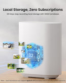 Kit de 2 cámaras de seguridad solares inalámbricas para exteriores AOSU - C8E2DA11