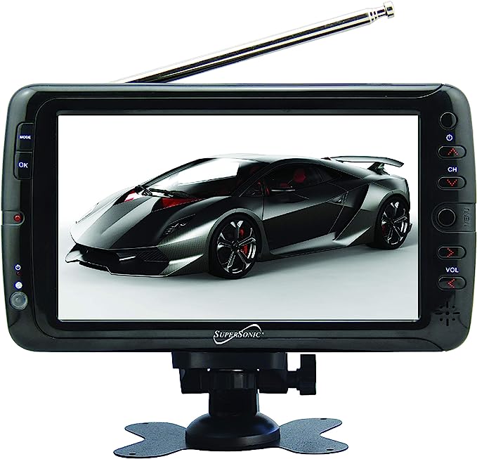Supersonic 7" Portable Digital LCD TV