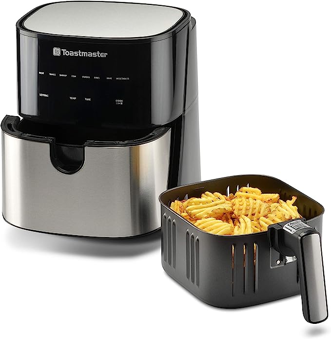 Toastmaster 2 Quarts Compact Air Fryer in Black