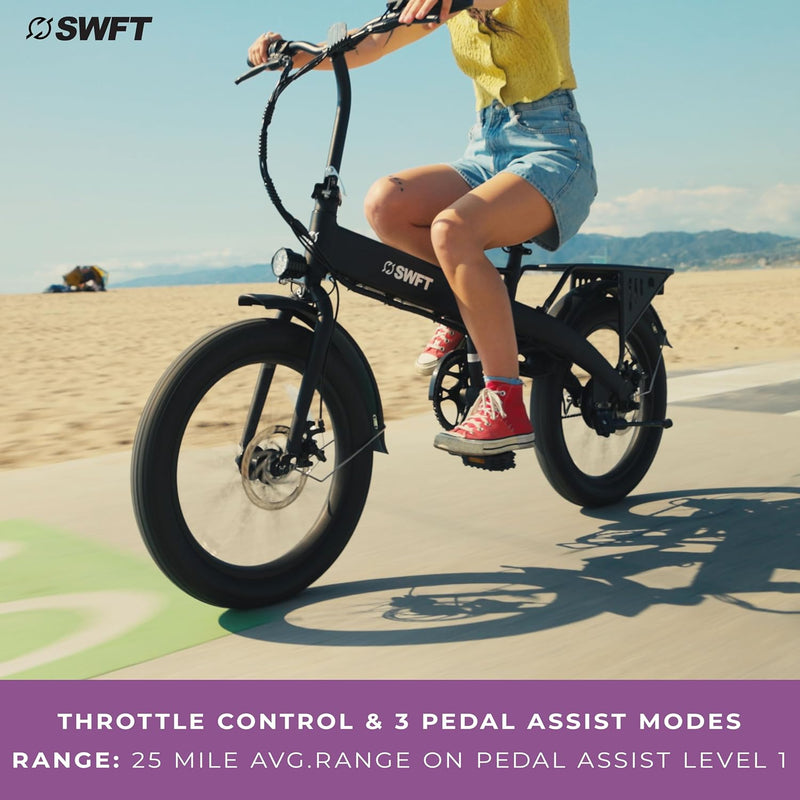 SWFT FX Folding e-Bike - Black