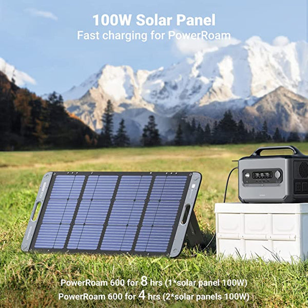 UGreen PowerRoam Solar Panel Station 100W1pc 100W Panel | Wellbots