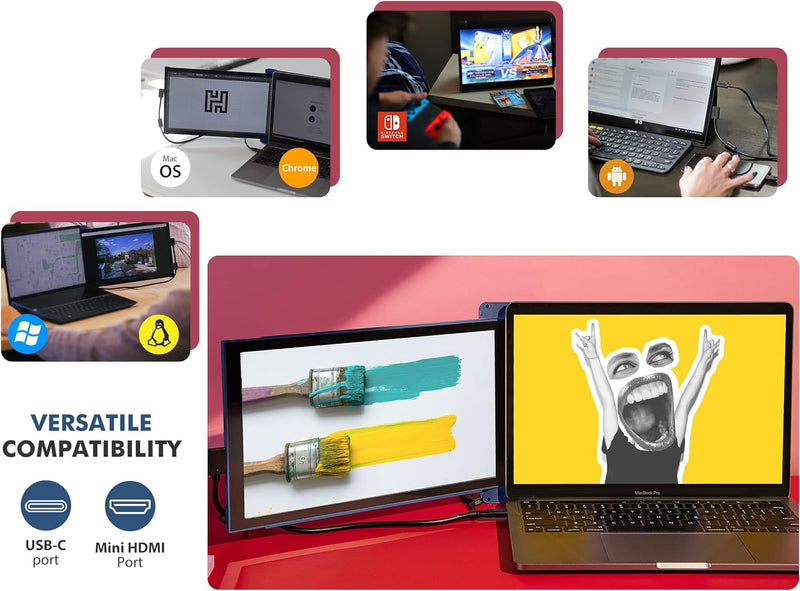 Pixeles móviles Duex Lite 12,5" LCD